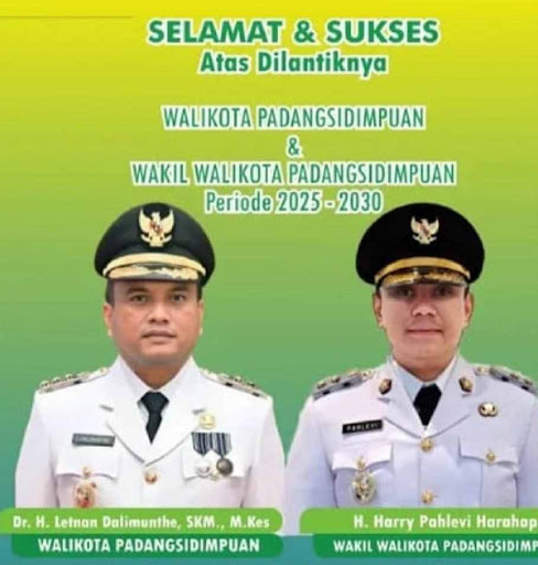 Bupati dan Wakil Bupati Padang Panjang Periode 2025-2030